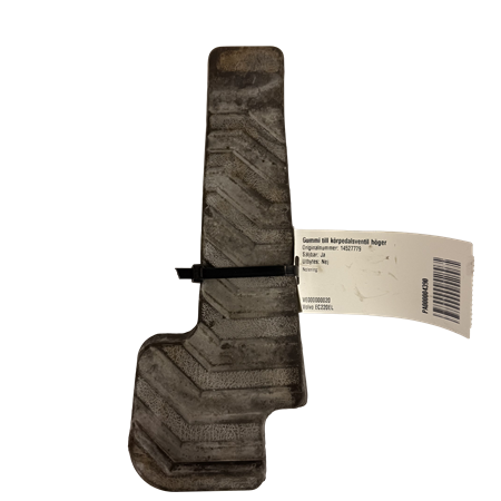 Gummi till körpedalsventil höger